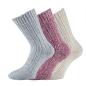 Preview: 3 Paar TippTexx 24 Damen Norwegersocken in schönen Pastellfarben